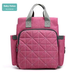 Bolsa de Pañales de Gran Capacidad, Impermeable, de Poliéster, para Salidas, con Doble Asa y Múltiples Compartimentos, para Mujer - Product Image 4