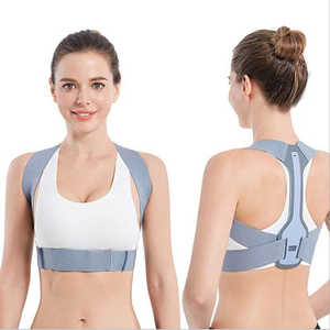 Sabuk Pereda Nyeri Perawatan Kesehatan Tubuh Korektor Postur Punggung Klavikula Tulang Belakang Lumbar Strap Lurus Penahan Bahu - Product Image 4