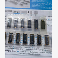 Connecteur flottant KEL DY11-040LB série DY, pas de 0,5 mm, en plastique/cuivre pour imprimante/capteur/transmission de signal