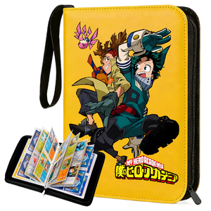 สมุดสะสมการ์ดฮีโร่อะคาเดเมีย 400 ช่อง พร้อมซิป สำหรับเก็บการ์ดสะสม แฟ้มเก็บการ์ดเกม ปกป้องการ์ด ของขวัญสำหรับเด็ก - Product Image 2