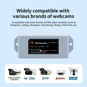 ตัวขยายสัญญาณ10/100Mbps DC48V 30W RJ45 IEEE802.3af/AT PoE 1ออกทวนสัญญาณ PoE สำหรับกล้อง CCTV ของจอมอนิเตอร์ - Product Image 3