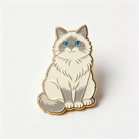 Broches et badges de revers en métal, émail dur et doux, avec logo personnalisé, motif chat de dessin animé mignon, pour vêtements et cadeaux, pour fabricants