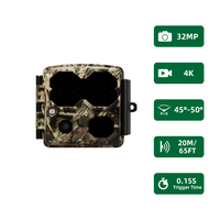 Kamera Game Profesional L-Shine LS-Q1 Pro Sensor CMOS 4K 32MP Tahan Air IP66 Penglihatan Malam 256GB Deteksi PIR 90ft Kontrol APP