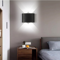 Applique murale d'angle en aluminium pour couloir, Art déco nordique Simple, Led, luminaires