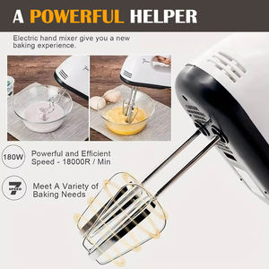 Wholesale Cordless Home Handheld <b>Blender</b> <b>Mixer</b> Ejector Button Dough Hook Beater with Plastic Housing - Product Image 2