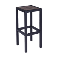 Tabouret de Bar en bois, chaise de Bar d'extérieur de haute qualité, Service d'entrée unique, pour hôtel, estoli da