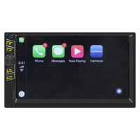 Autoradio universel double DIN 7 pouces Bluetooth USB stéréo sans fil Carplay Android Auto radio FM lecteur MP5 tactile