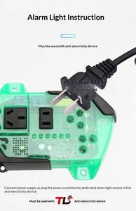 Alarme antivol pour borne d'arcade Tongli K10 avec lumière et dispositif d'avertissement authentique - Product Image 4