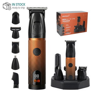 Livraison rapide, kit <span class=keywords><strong>de</strong></span> toilettage pour <span class=keywords><strong>homme</strong></span> 6 en 1, kit <span class=keywords><strong>de</strong></span> toilettage des poils du corps, du nez, du visage, <span class=keywords><strong>de</strong></span> la <span class=keywords><strong>barbe</strong></span>, tondeuse professionnelle sans fil, tondeuse à <span class=keywords><strong>barbe</strong></span> - Product Image 1