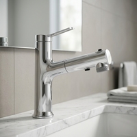 Robinet de lavabo extractible contemporain à trois modes anti-oxydation pour salle de bain, livraison directe