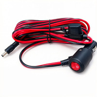 Câble d'alimentation satellite 3M Starlink Mini DC pour voiture, en PVC, avec prise DC mâle, chargeur de voiture pour camions, bus, fourgonnettes