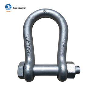 <span class=keywords><strong>Manille</strong></span> de gréement robuste HIDEA de haute qualité en acier au carbone à bouche large, <span class=keywords><strong>manille</strong></span> de proépave offshore en forme de lyre - Product Image 2