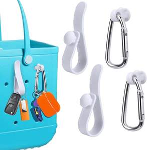 <strong>Insert</strong> Charm Carabiner Keychain Compatible with Beach Tote Bag Accessories for Bog Bags Eva Beach Bag <strong>Croc</strong> - Product Image 4