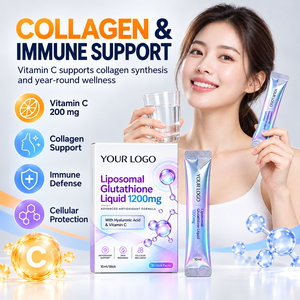 Vente en gros usine : Liquide de glutathion liposomal à la vitamine C, antioxydant, pour une peau lisse, un éclat uniforme et radieux, et un teint terne et fatigué revitalisé - Product Image 6