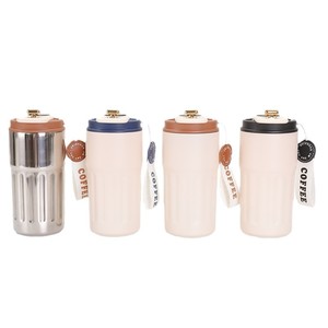 Smart Temperature Display Coffee Mug 316 Stainless Steel Portable Thermos With Carrying Strap Gift For Men Women Students - Product Image 5