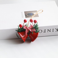 Ensemble de 12 clochettes de Noël pour la décoration de l'arbre de Noël, pendentifs suspendus