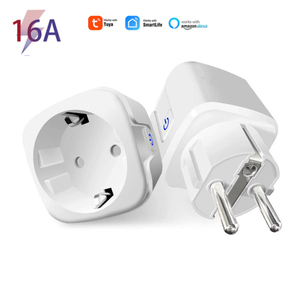 Tuya 16A EU Smart Socket <strong>WiFi</strong> Smart <strong>Plug</strong> With Power Monitoring Timing Function Voice Control Via Alexa Google Home - Product Image 1