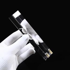 Prisma Triangular de Refração de Cristal K9 de Alta Qualidade para Experimentos de Física Escolar - Product Image 2