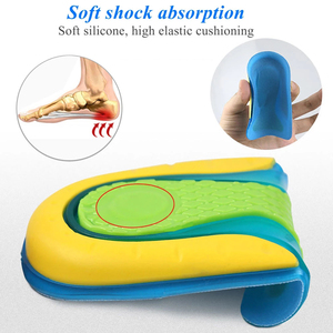Plantillas de Gel de Silicona para Alivio del Dolor en el Talón, para Espolones Calcáneos, Fascitis Plantar, con Amortiguación y Aumento de Altura - Product Image 2