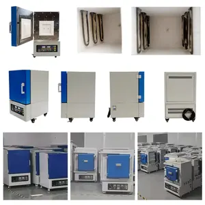 Laboratuvar 1100C 1200C 1400C 1500C 1600C 1800C derece elektrik kutusu/kül fırını fiyat için yüksek sıcaklık