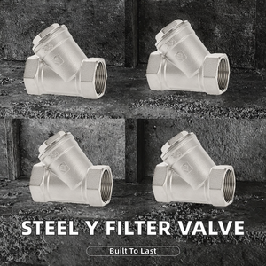 Válvula de Filtro de Agua y Aceite de Acero Inoxidable SS 304 de 1/2, 3/4 y 1 Pulgada, Tipo Y, Manual y de Alta Calidad - Product Image 2