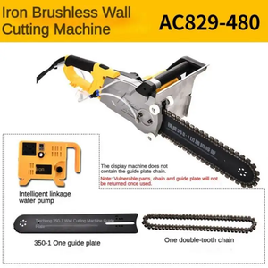 เครื่องเลื่อย AC829-480ไฟฟ้าสำหรับตัดเลื่อยตัดเป็นร่องบนผนังเครื่องเลื่อยคอนกรีตเสริมเหล็ก - Product Image 5