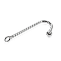 BDSM masseur de Prostate acier inoxydable métal boule anale godemichet Anal dilatateur crochet Anal avec perles anales