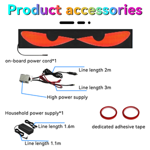 LELANPU Luces LED Decorativas para Coche, Proyector de Luz, Ojos de Águila, Halo Demonio, Accesorios para <span class=keywords><strong>Taxi</strong></span>, Camión y Auto - Product Image 2