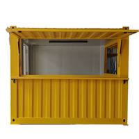 Conteneur restaurant 20 pieds 10 pieds, Vente chaude, Kiosque portable 20 pieds, Café conteneur, Café modulaire préfabriqué modifié