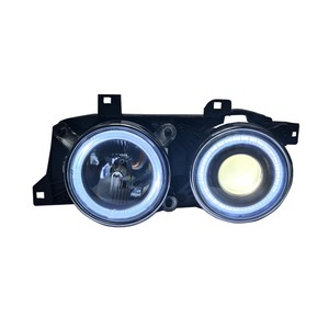 Conjunto de Faros LED Modificados para <span class=keywords><strong>BMW</strong></span> Serie 5 <span class=keywords><strong>E30</strong></span> E34 <span class=keywords><strong>520i</strong></span> 1988-1996, Luz de Señal de Giro DRL, Lámpara Delantera, Conexión Directa - Product Image 1