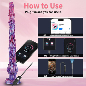 Caméra endoscopique ultra-longue 1080P à vision panoramique 360°, plug anal, contrôle par application, jouets SM pour adultes, fournie directement par le fabricant - Product Image 2