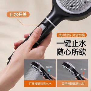 Cabezal de Ducha de Masaje de Doble Cara Royal Stan con Filtro, Cabezal de Ducha Portátil de Mano con Paro de Agua Ajustable - Product Image 4