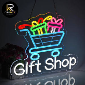 משלוח מהיר מותאם אישית למסעדת ניאון לעסקים עמיד למים, סלט פירות ים הודי dmmmershop - Product Image 4