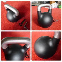 Kettlebell en acier inoxydable chromé, durable et écologique, réglable sur mesure, de 12 kg à 32 kg, multicolore, OEM