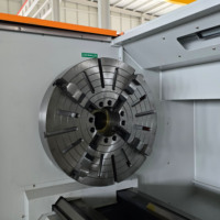 Tour CNC CK61100 à 2 axes, robuste, pour le tournage de métaux, avec système de commande GSK, FANUC ou Mitsubishi en option, directement de l'usine