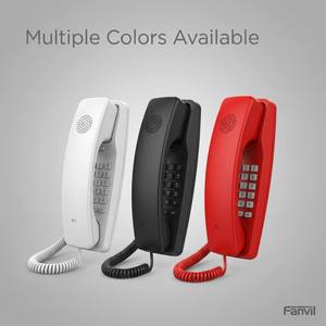 Téléphone <span class=keywords><strong>IP</strong></span> compact H2U mural SIP VoIP avec PoE, 10 touches de numérotation rapide, interphone et ouverture de porte pour hôtels et hôpitaux - Product Image 2