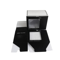 Shenzhen Pliable D'impression De Couleur Faite Sur Commande Ondulé Tasse Boîte D'emballage avec Fenêtre Transparente