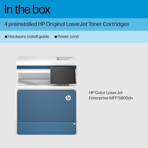 Copia di scansione della stampa della stampante H.P <span class=keywords><strong>LaserJet</strong></span> Enterprise <span class=keywords><strong>MFP</strong></span> 5800dn a colori per uso ufficio - Product Image 5