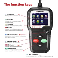 KONNWEI KW680 OBD2 Scanner Code Reader Check Engine Light System Car Diagnostic Tool Auto Scanner Tool With Russian PK ELM327