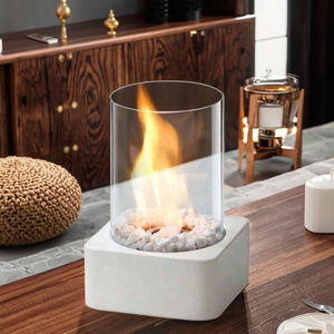 Nuovo su misura OEM/ODM di alta qualità Freestanding portatile <span class=keywords><strong>camino</strong></span> etanolo <span class=keywords><strong>bioetanolo</strong></span> tavolo pozzo del fuoco da tavolo per uso Villa - Product Image 5