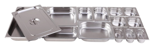 Buphex 2/4 Gastronorm contenitore in acciaio inox vaschetta da tavolo a vapore con coperchio in Silicone per gelato prodotto da Gastronom - Product Image 3