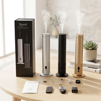 Diffuseur de parfum silencieux à atomisation, durable et haut de gamme, avec batterie sans fil 9000 mAh, longue durée, sans flamme, pour assainir l'air