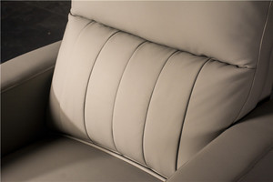Silla <span class=keywords><strong>reclinable</strong></span> de cuero genuino para el hogar, sillón cómodo de <span class=keywords><strong>diseño</strong></span> moderno de lujo para ocio, sala de estar, con batería - Product Image 6