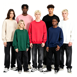 Sudadera de Forro Polar Grueso de 380 g/m² Personalizada para Invierno, Unisex, con Bordado, Impresión de Logotipo, Cuello Redondo, Color Sólido, Alta Calidad - Product Image 3