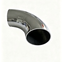 Coude en acier inoxydable 304 316 poli miroir à 90 degrés pour main courante, balustrade, raccord de tuyau, accessoires de quincaillerie pour garde-corps