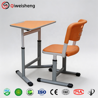 Meubles de classe pour l'école primaire, table de conférence, ensemble bureau et chaise pour étudiants et collègues
