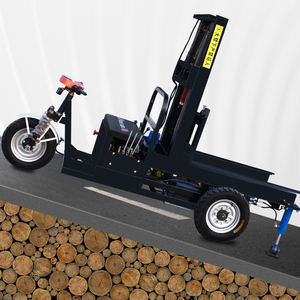 Fabrika toptan 700kg 1000kg 1 Ton 2Ton çiftlik şantiye kendinden yükleme ve boşaltma küçük üç tekerlekli elektrikli Forklift - Product Image 3