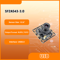 Module de caméra 1080P 60FPS haute vitesse Mini USB 3.0 avec capteur CMOS 1/2.6'' à obturateur global 2MP H.264 pour stockage cloud et reconnaissance faciale