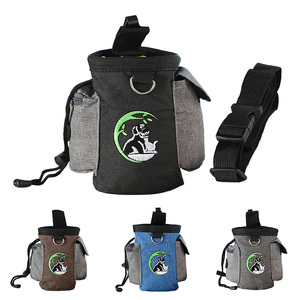 Bolsa de golosinas para <span class=keywords><strong>perros</strong></span> de gran capacidad, paquete de alimentación multifuncional, bolsa de alimentación para <span class=keywords><strong>perros</strong></span>, bolsa de cintura para entrenador de mascotas de Color sólido - Product Image 1