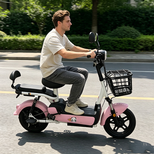 Bicicleta Eléctrica con Freno de Tambor Delantero y Trasero Aprobado, Batería de Plomo-Ácido de 48V 12Ah 20Ah para Exportación - Product Image 5
